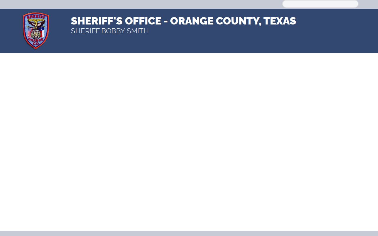 Orange County released inmate roster link on the sheriff website
